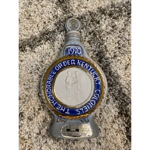 1970 Vintage Jim‎ Beam the Honorable Order Kentucky Colonels Liquor Decanter 12"